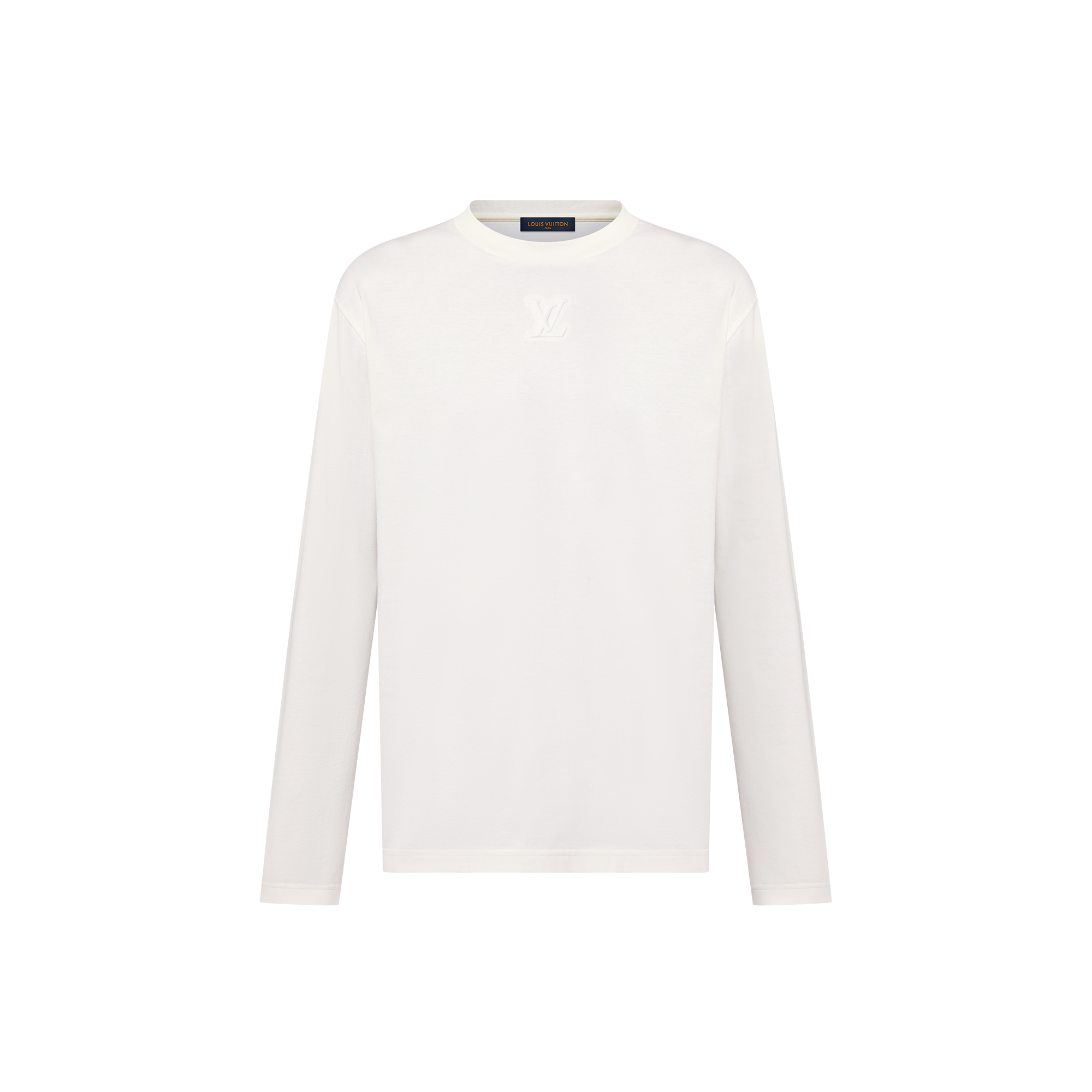 Louis Vuitton 長袖　ロンT Embossed LV Long-Sleeved T-Shirt - Ready-to-Wear | LOUIS VUITTON